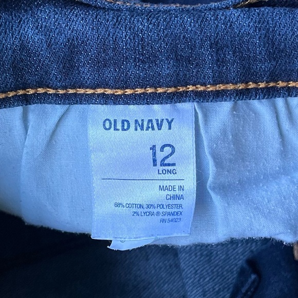 Old Navy Women’s Sweetheart Boot Cut Denim Blue Jeans - 12 Long - VGUC - Stretch - Picture 5 of 9